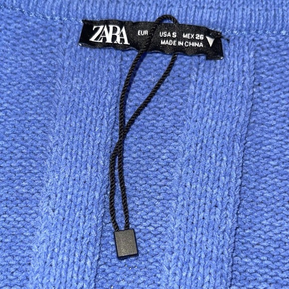 Zara Chenille Ribbed Button Up Sweater - Picture 6 of 6
